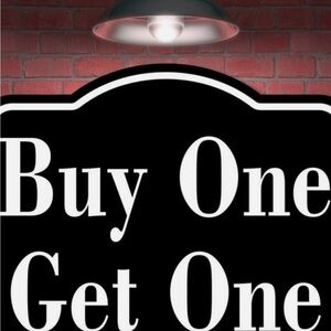 Buy one item get one free